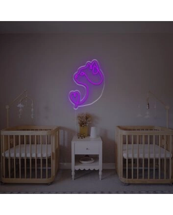 Cat With Love LED Neon Sign