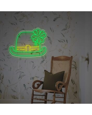 St Patrick Hat LED Neon Sign