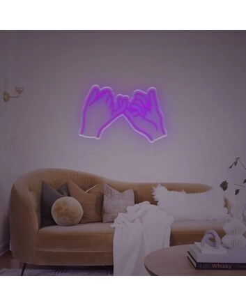 Pull Hook LED Neon Sign