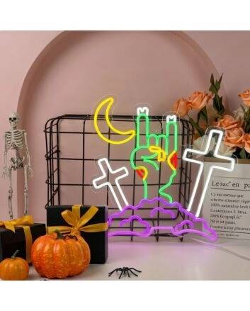 Zombie Hand For Halloween LED Neon Sign