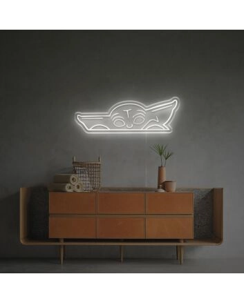 Cutty Mandalorian Baby Yoda LED Neon Sign