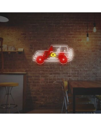 Jurassic Park Car LED Neon Sign