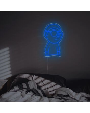 One-Eyed Morty LED Neon Sign