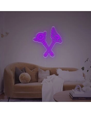 Sakura Wands LED Neon Sign