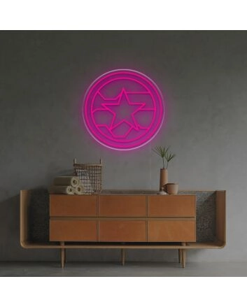 Winter Soldier Shield LED Neon Sign