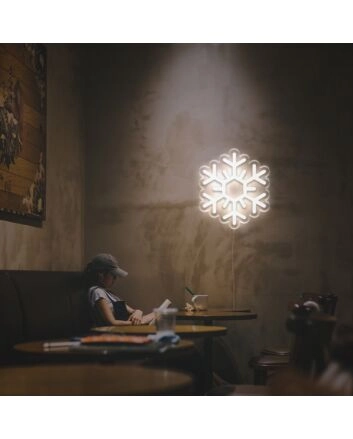 Snowflate LED Neon Sign