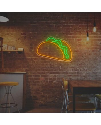 Tasty Taco LED Neon Sign