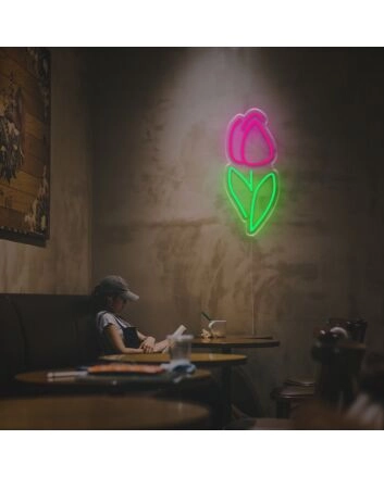 A Beautiful Flower LED Neon Sign