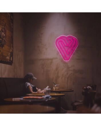 Infinity Heart LED Neon Sign