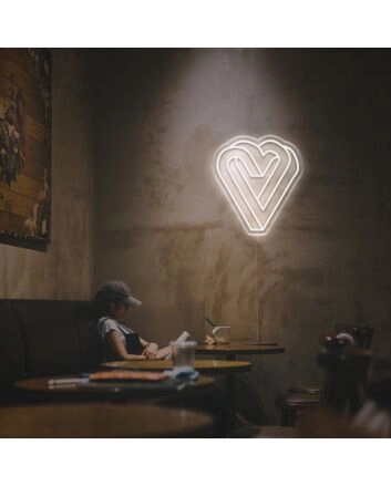Infinity Heart LED Neon Sign