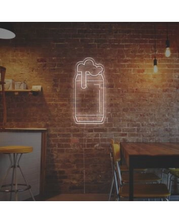 Creamy Beer LED Neon Sign