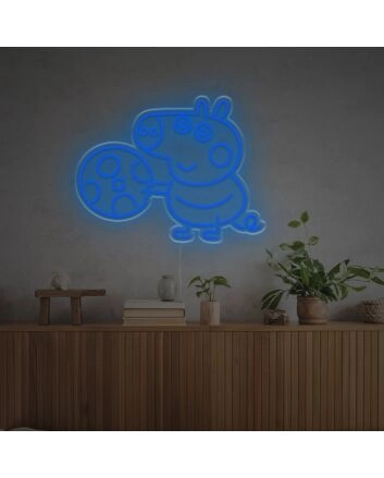George In Peppa Pig LED Neon Sign