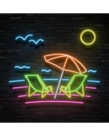 Beach Neon Sign