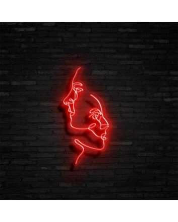 Two Faces Neon Sign