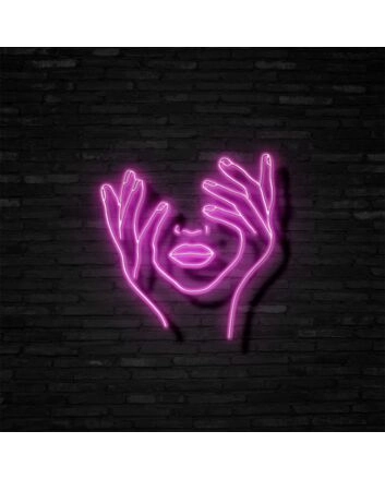 A Thinking Lady Neon Sign