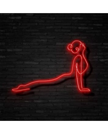 Yoga Pose Neon Sign