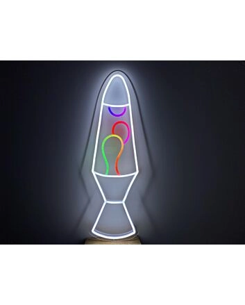 Lava Lamp Color Changing Animated Neon Sign