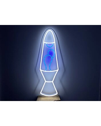 Lava Lamp Color Changing Animated Neon Sign