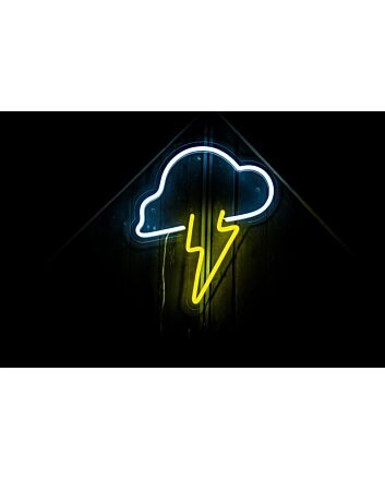 Storm Cloud Sign Neon Sign