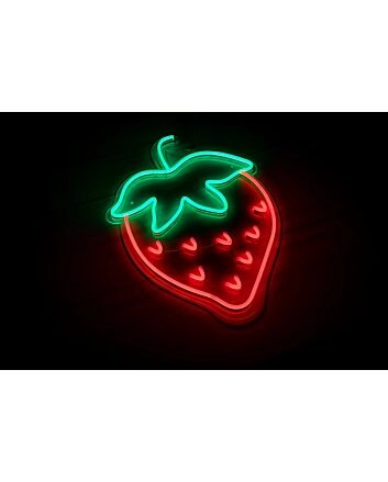 Strawberry Sign Neon Sign
