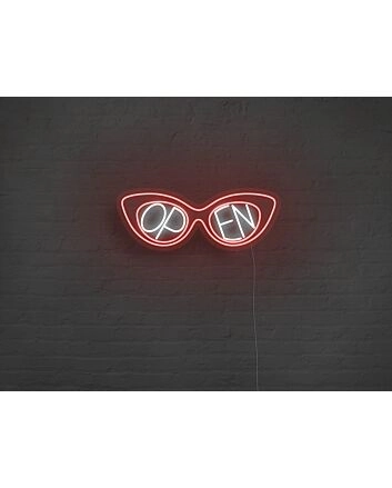 Sunglasses Open Neon Sign