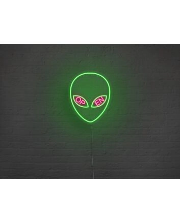 Alien Open Neon Sign