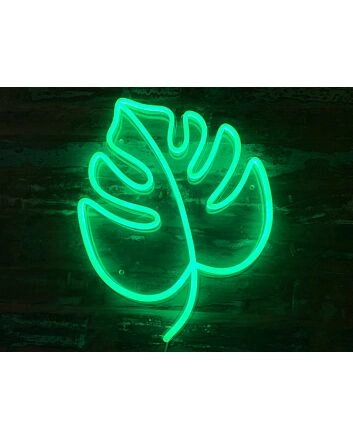 Tropical Leaf Neon Sign
