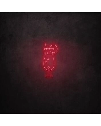 Cocktail Glass LED Sign