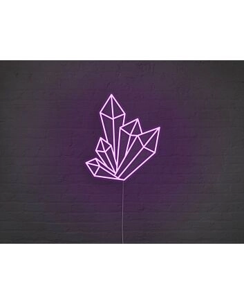 Crystals Neon Sign