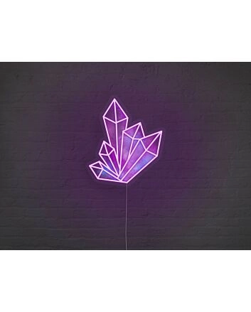 Crystals Neon Sign