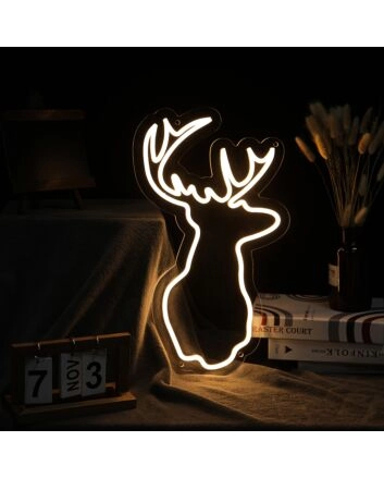 Deer Head Neon Sign