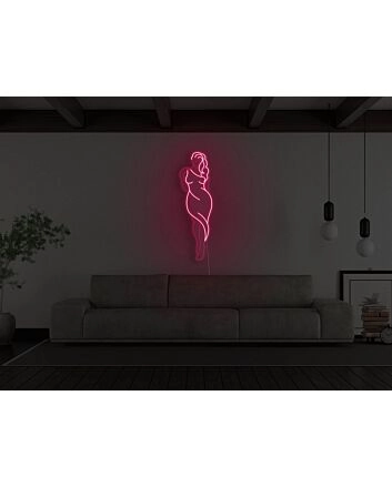 Goddess Figure Neon Sign