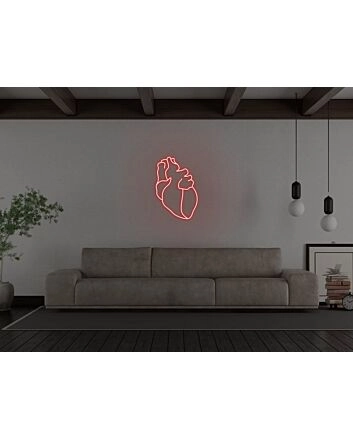 Human Heart Neon Sign