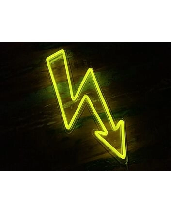 Lightning Bolt Neon Sign