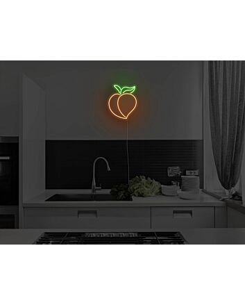 Peach Sign Neon Sign