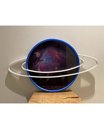 Planet Saturn Neon Sign