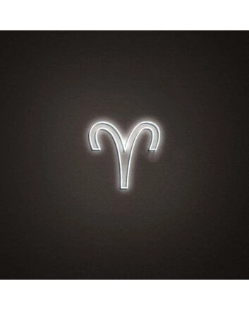 Aries Zodiac Neon Sign