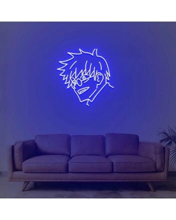 Boy With Glasses Neon Sign