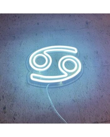Cancer Zodiac Neon Sign