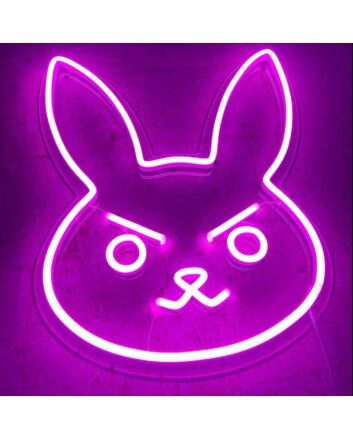 Dva Bunny Neon Sign