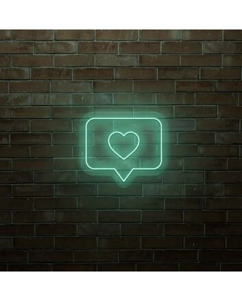 Heart Notification LED Sign