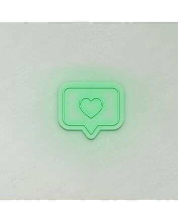 Heart Notification LED Sign