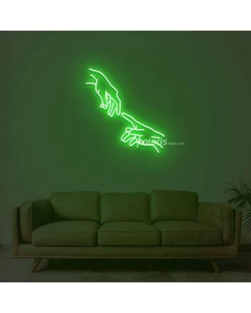 Hands Neon Sign