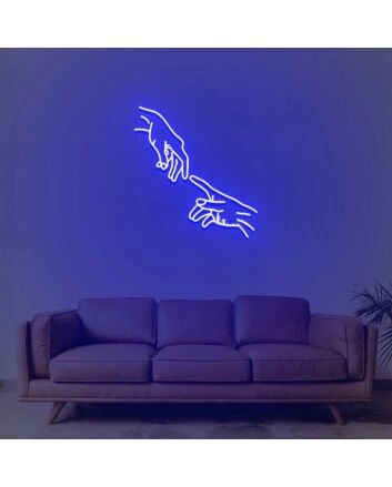 Hands Neon Sign