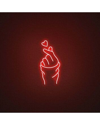 Korea Love Gesture Neon Sign
