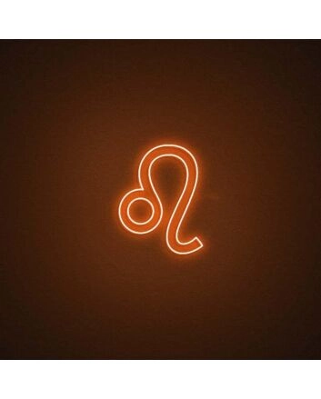 Leo Zodiacled Neon Sign