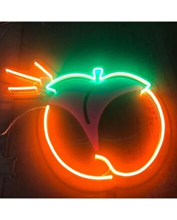 Peach Butt Neon Sign