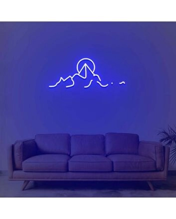 Sunrise In The Hills Neon Sign