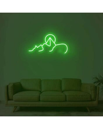 Sunrise In The Hills Neon Sign