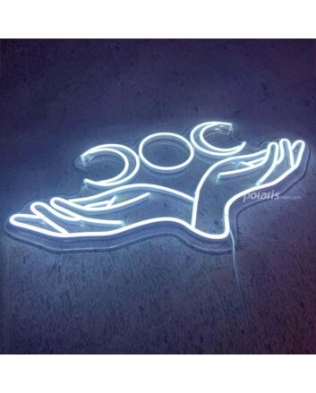 Triple Moon Neon Sign